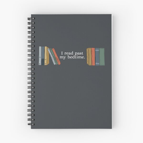 Item preview, I Read Past My Bedtime Large Print designed and sold by WilfredsWords.