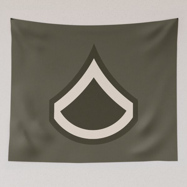 Item preview, United States Army OR-3 Private First Class Rank Insignia designed and sold by wordwidesymbols.