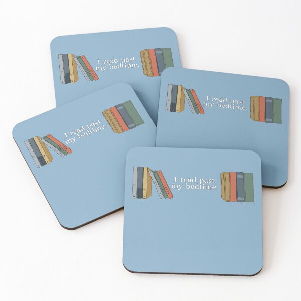 Item preview, I Read Past My Bedtime Small Print designed and sold by WilfredsWords.
