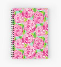 Rose Print Spiral Notebook