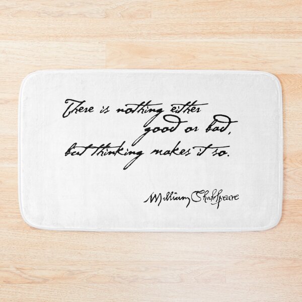 Item preview, Nothing Good or Bad Inspirational Shakespeare Quote designed and sold by Styled Vintage.