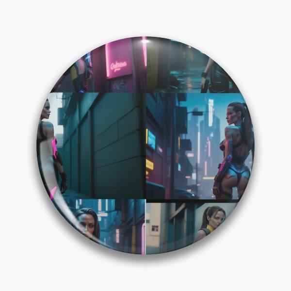 Artikelvorschau, Angelina Jolie Cyberpunk 2077 entworfen und verkauft von posh1987.