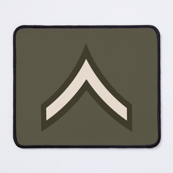 Item preview, United States Army OR-2 Private Rank Insignia designed and sold by wordwidesymbols.