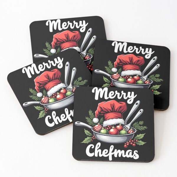 Item preview, Merry Chefmas Funny Christmas designed and sold by HeadTurningArt.