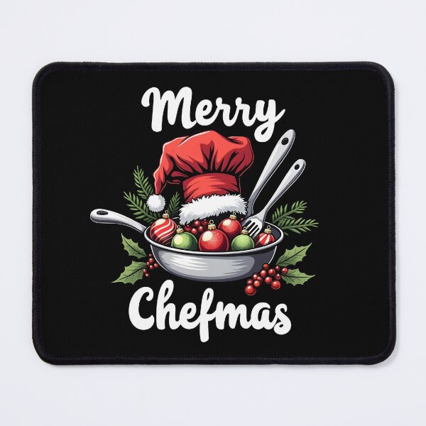 Item preview, Merry Chefmas Funny Christmas designed and sold by HeadTurningArt.
