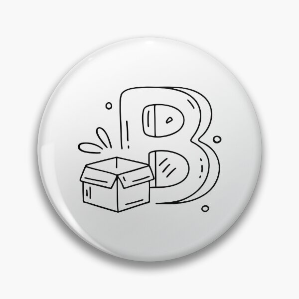 Item preview, An Illustration of a Box Beside Letter B designed and sold by rasagamastore.