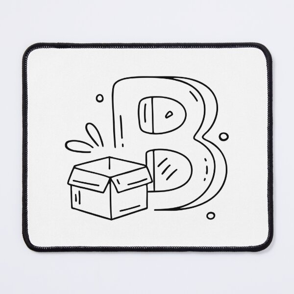 Item preview, An Illustration of a Box Beside Letter B designed and sold by rasagamastore.