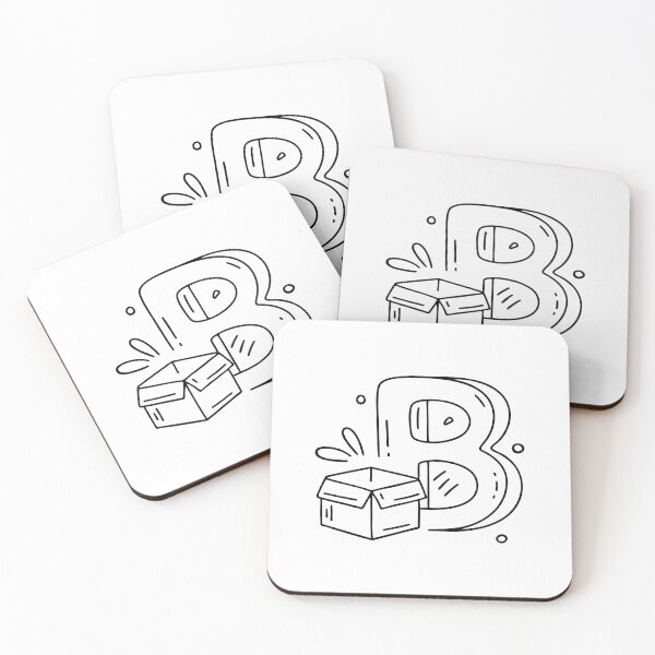Item preview, An Illustration of a Box Beside Letter B designed and sold by rasagamastore.