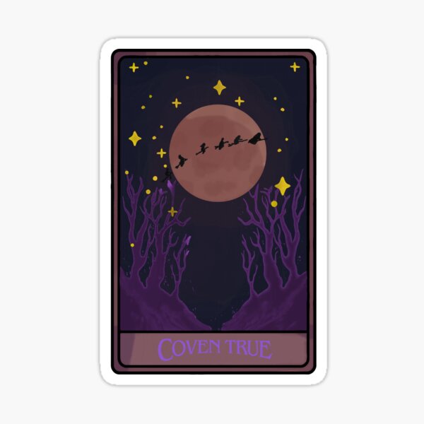 Vista previa del artículo con la obra «Coven True», diseñado y vendido por Mystical Illustrations.
