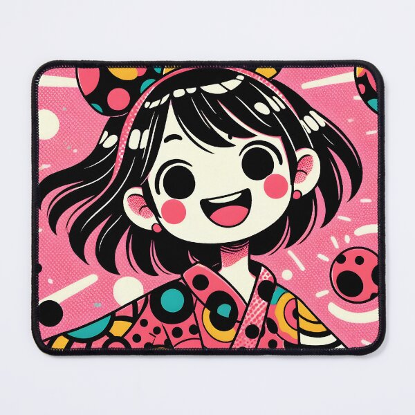 Item preview, Playful Girl Yayoi Style designed and sold by unrealartwork.