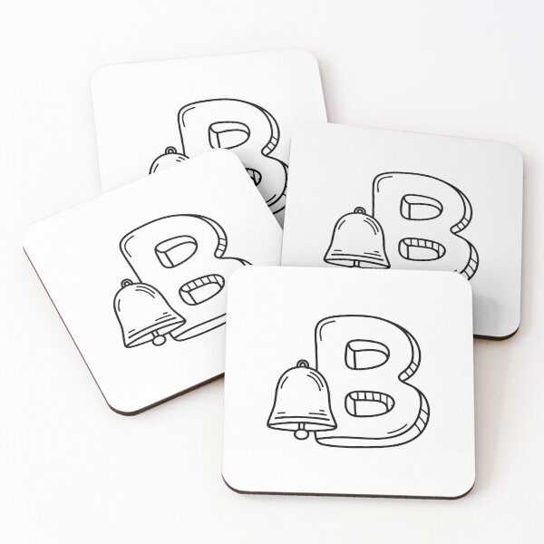 Item preview, An Illustration of a Bell Beside Letter B designed and sold by rasagamastore.