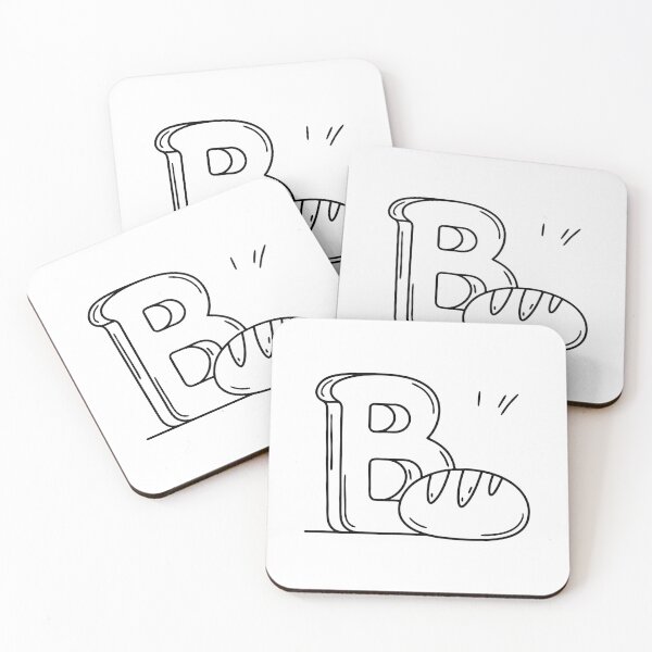Item preview, An Illustration of Bread Beside Letter B designed and sold by rasagamastore.