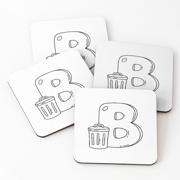 Item preview, An Illustration of Bin Beside Letter B designed and sold by rasagamastore.