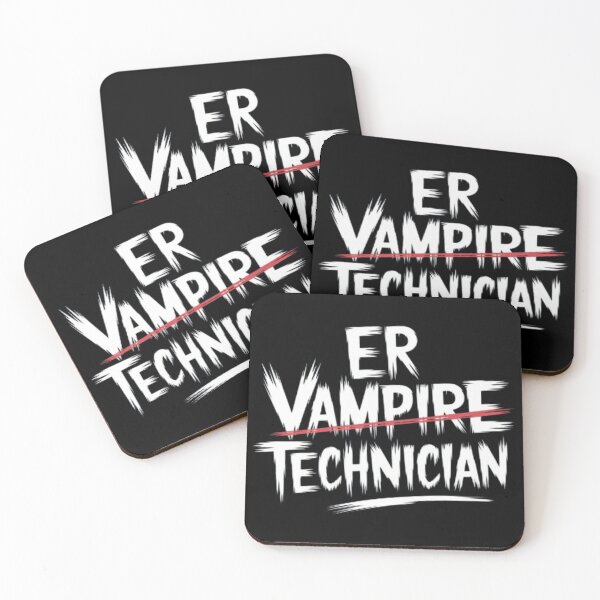Item preview, ER Vampire Technician Humorous Halloween designed and sold by Tee Studio.