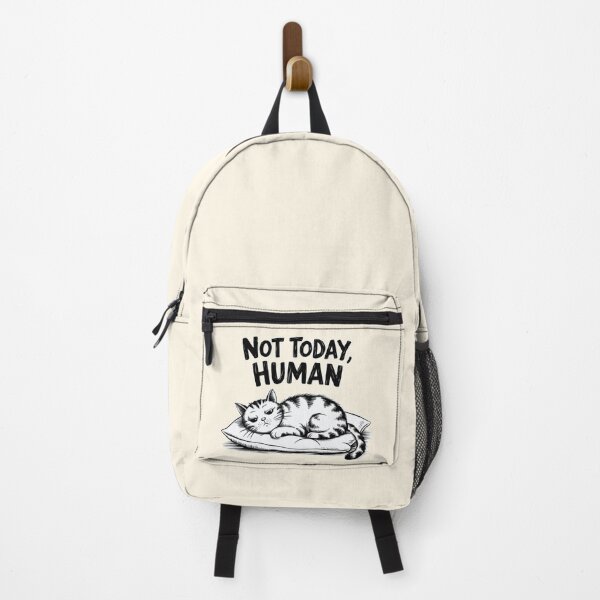 Item preview, Not Today Human Grumpy Cat Illustration designed and sold by Dream-Fab.