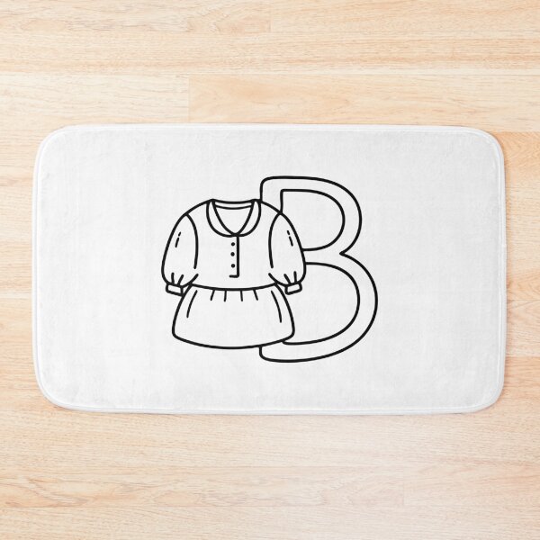 Item preview, An Illustration of Blouse Beside Letter B designed and sold by rasagamastore.
