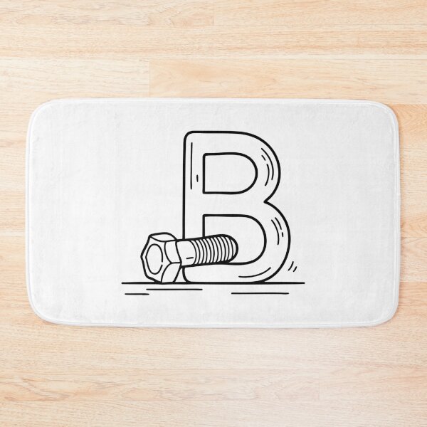Item preview, An Illustration of Bolts Beside Letter B designed and sold by rasagamastore.