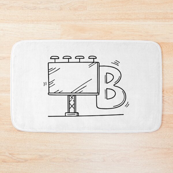 Item preview, Wide Billboard Beside Modern Letter B designed and sold by rasagamastore.