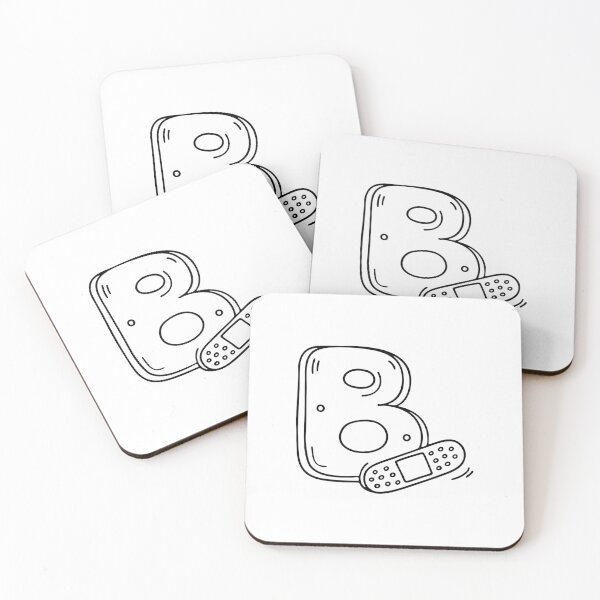 Item preview, Illustration of a Bandage Beside Letter B designed and sold by rasagamastore.