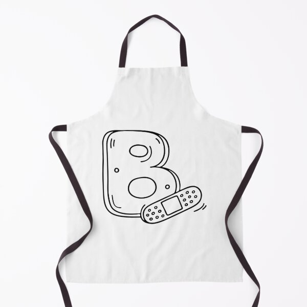 Item preview, Illustration of a Bandage Beside Letter B designed and sold by rasagamastore.