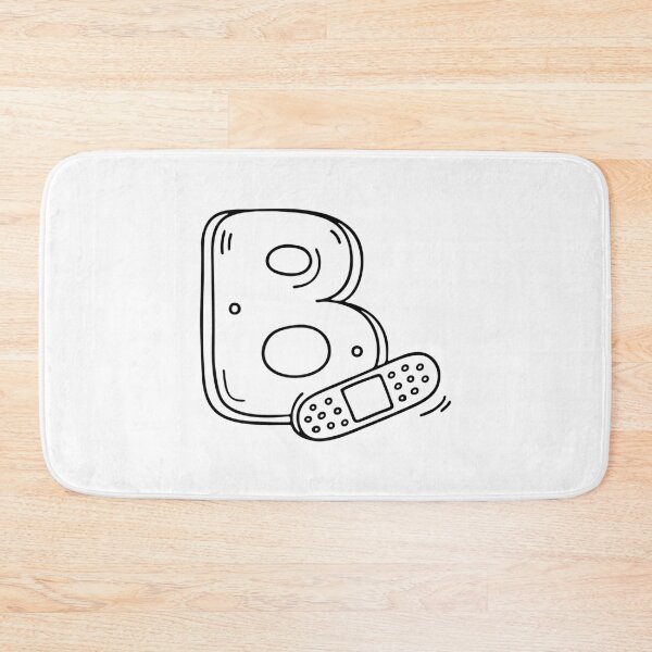 Item preview, Illustration of a Bandage Beside Letter B designed and sold by rasagamastore.