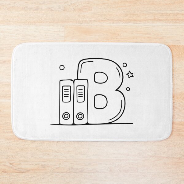 Item preview, An Illustration of Binders Beside Letter B designed and sold by rasagamastore.