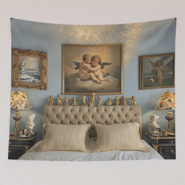Item preview, A bedroom full of nostalgia and charm designed and sold by Sigtrix.