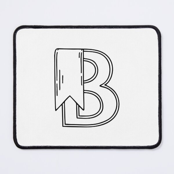 Item preview, An Illustration of Bookmark Paper Beside Letter B designed and sold by rasagamastore.