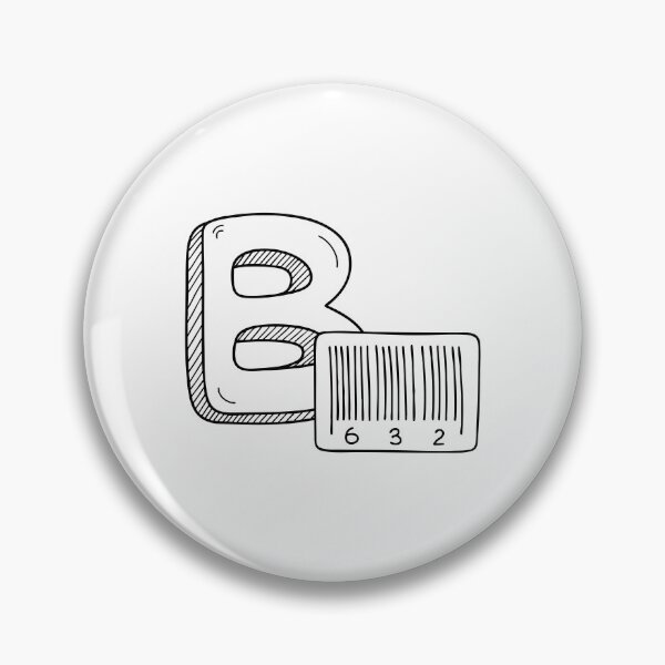 Item preview, An Illustration of Barcode Beside Letter B designed and sold by rasagamastore.