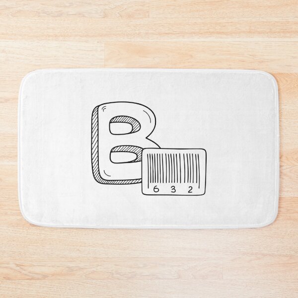 Item preview, An Illustration of Barcode Beside Letter B designed and sold by rasagamastore.