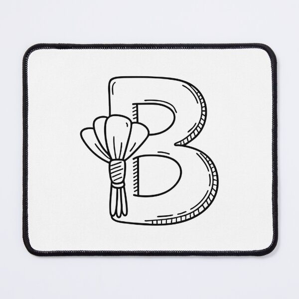 Item preview, An Illustration of Buttonhole Beside Letter B designed and sold by rasagamastore.