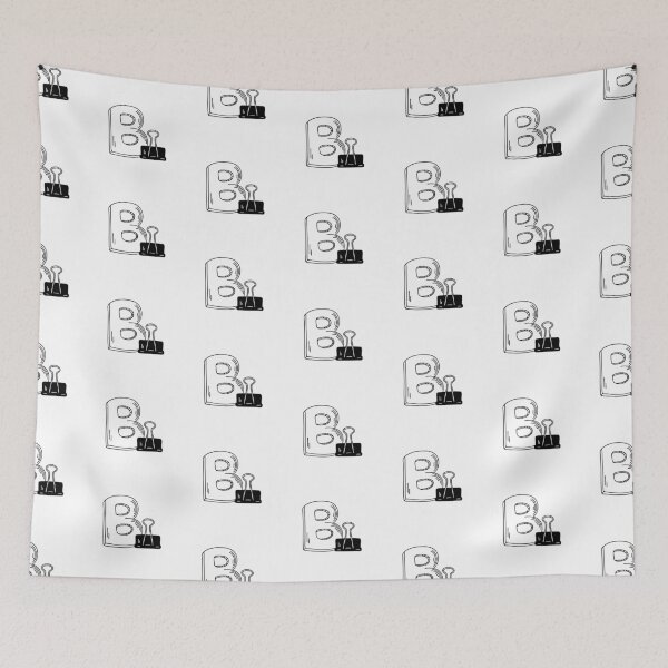 Item preview, An Illustration of Binder Clips Beside Letter B designed and sold by rasagamastore.
