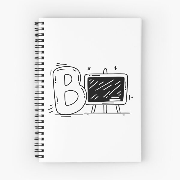 Item preview, An Illustration of Blackboard Beside Letter B designed and sold by rasagamastore.