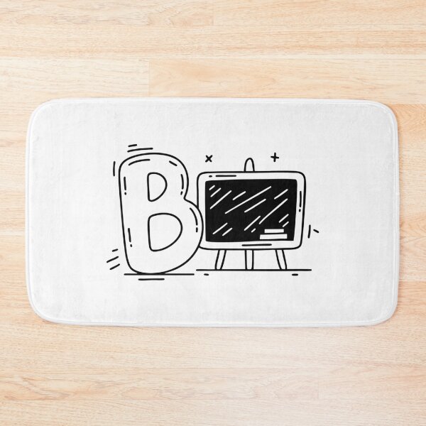 Item preview, An Illustration of Blackboard Beside Letter B designed and sold by rasagamastore.
