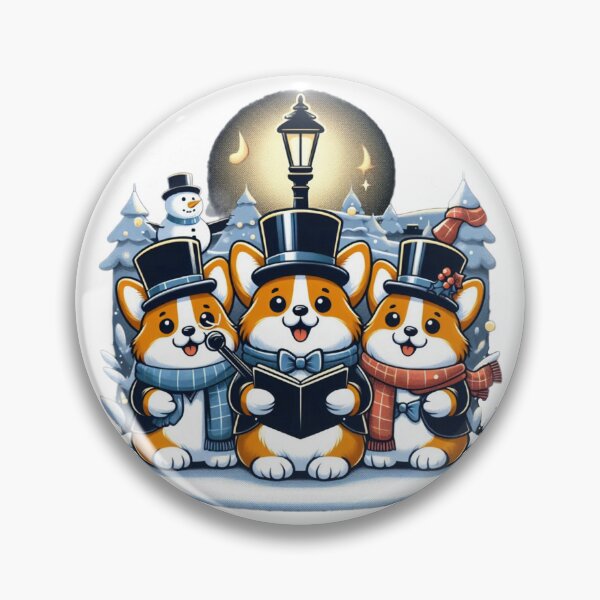 Item preview, cozy holiday feel cute Christmas Corgi concert,RBCozyHolidays,CozyHolidays designed and sold by Expressions-Sel.