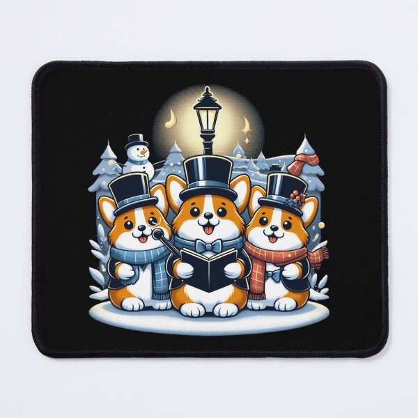 Item preview, cozy holiday feel cute Christmas Corgi concert,RBCozyHolidays,CozyHolidays designed and sold by Expressions-Sel.