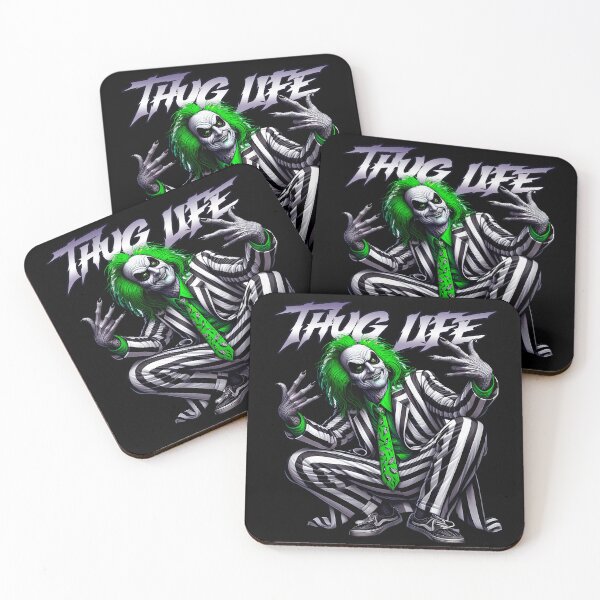 Item preview, Thug Life Beetle Juice: Mischief in Stripes designed and sold by Margival.