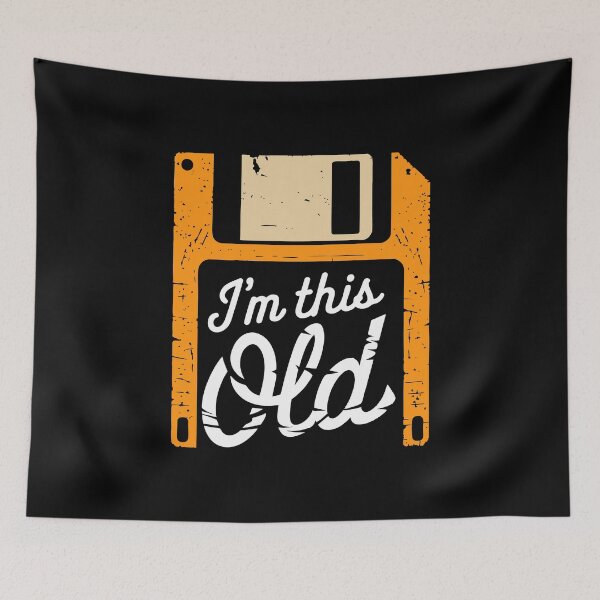 Item preview, Retro Tech Birthday Gift 90s Nostalgia Floppy Disk Humor designed and sold by w1ckerman.