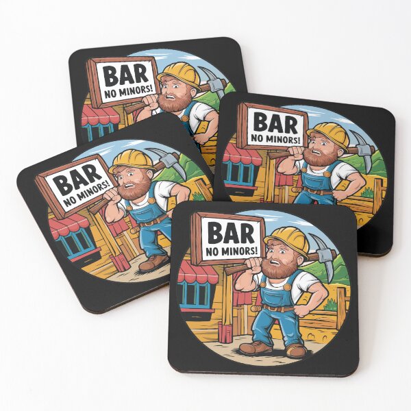 Item preview, Confused Miner at "No Minors" Bar designed and sold by vfxbear.