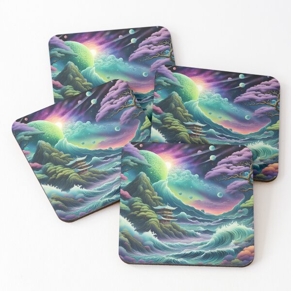 Item preview, Dreamscape Mountains and Stardust Seas: Enchanted Fantasy Art designed and sold by Ophelia's Bazaar.