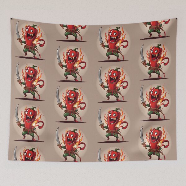 Item preview, Fire chili warrior designed and sold by BioranFactory.