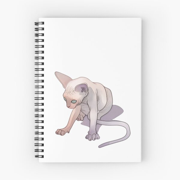 Item preview, A Sphynx cat illustration in watercolor beautifully captures designed and sold by kojinho.