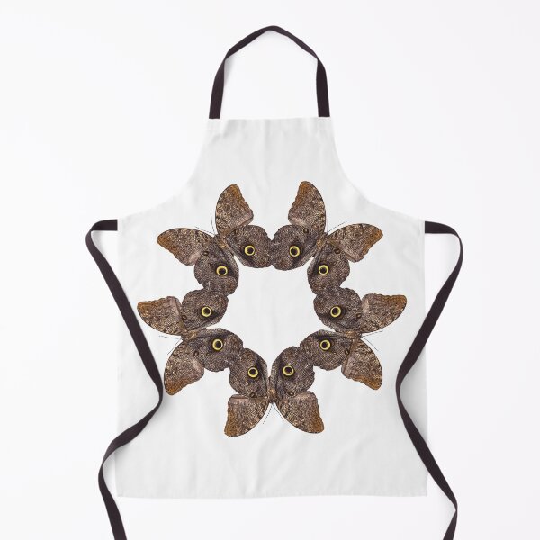 Item preview, "Circle of Symmetry: Owl Butterflies in Harmony" designed and sold by Carocas20.