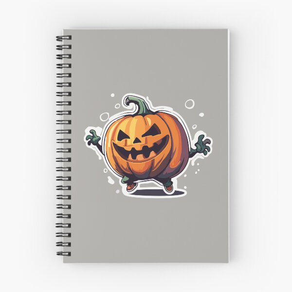 Item preview, Sticker - Screaming halloween pumpkin cute cartoon character designed and sold by Gabi.Media.