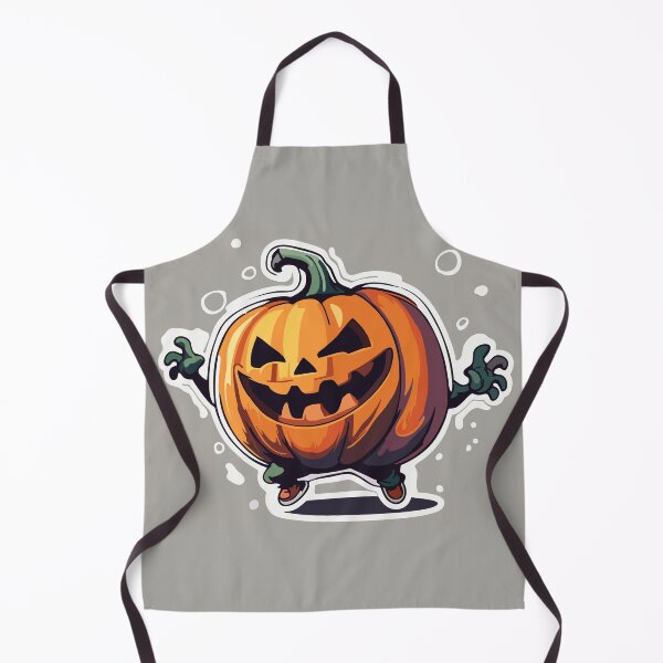Item preview, Sticker - Screaming halloween pumpkin cute cartoon character designed and sold by Gabi.Media.