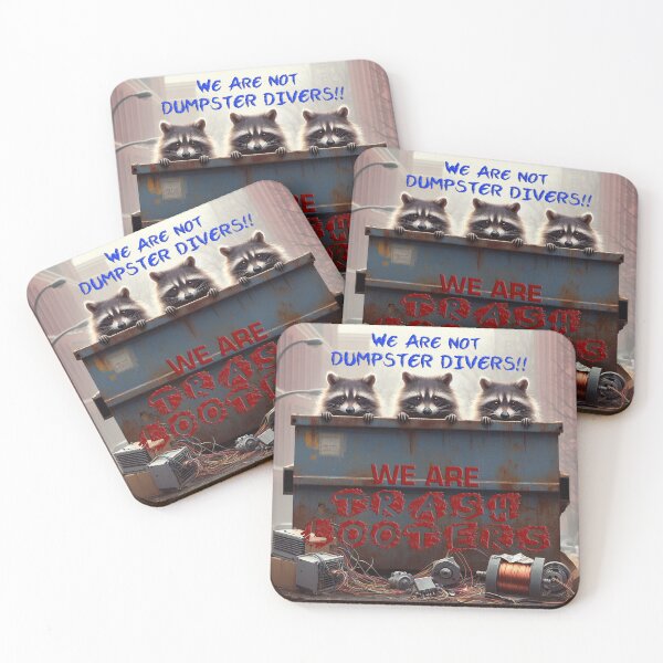 Item preview, Raccoon Trash Looters designed and sold by nikkolaus.