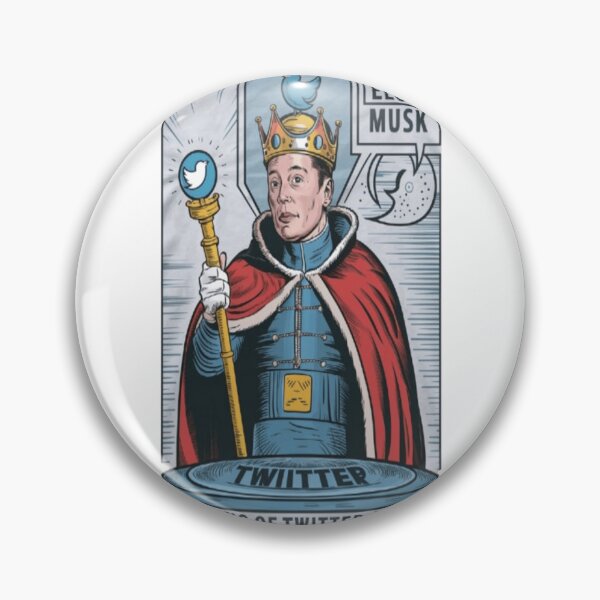 Item preview, Elon Musk the king of twitter-verse designed and sold by SanadDiab.