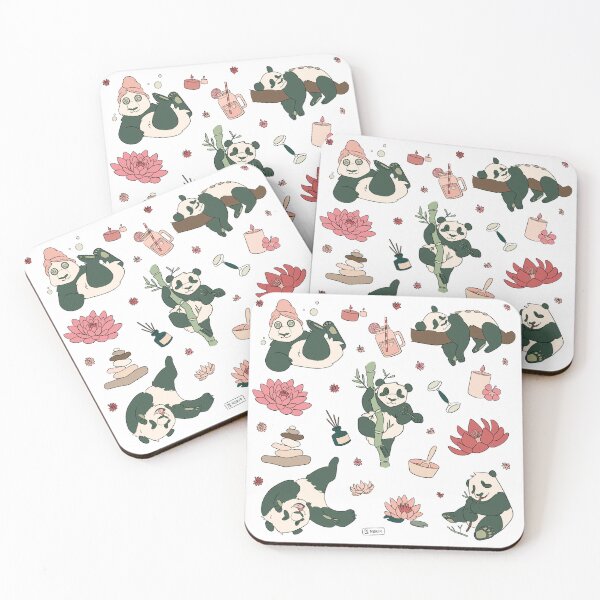 Item preview, Pandas in the spa designed and sold by Penuria.