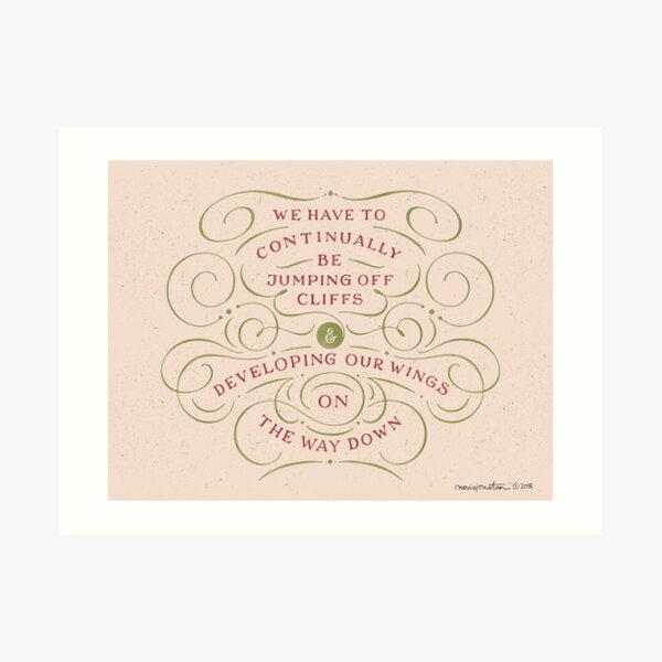 Continually Jumping no.1 Art Print