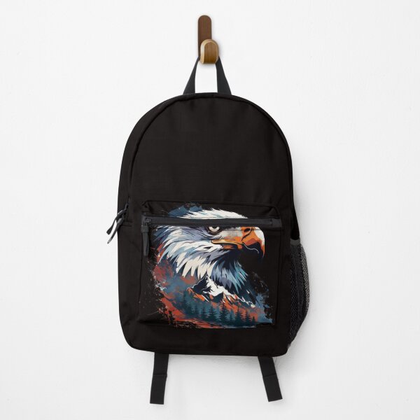 Item preview, Eagle Head and Stylized Mountain designed and sold by Aise06.